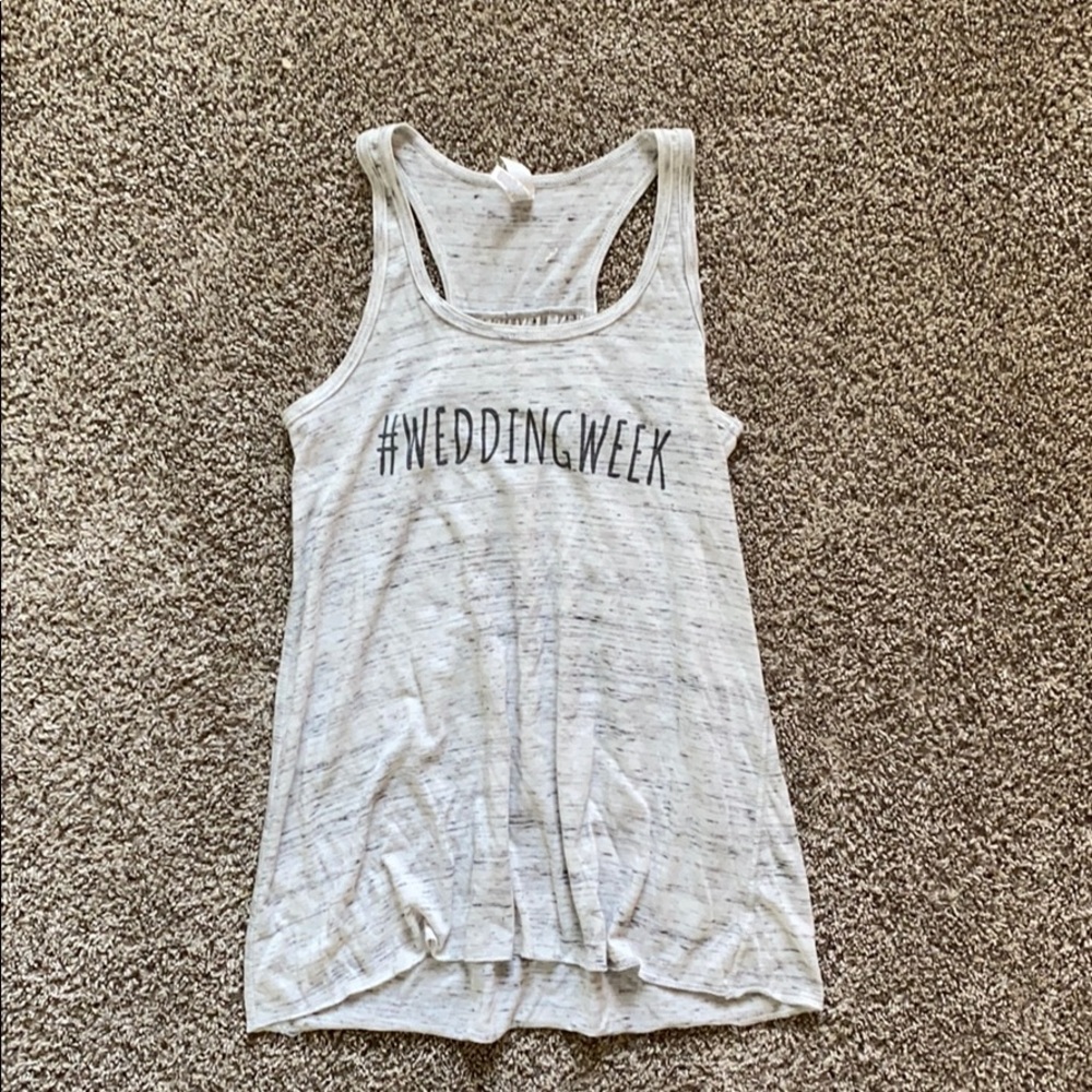 Wedding tank top
